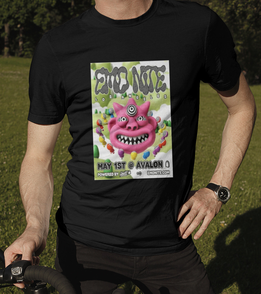 Emo Nite Los Angeles May 1st Avalon Powered By Ghost EmoNite Dot Com T-Shirt