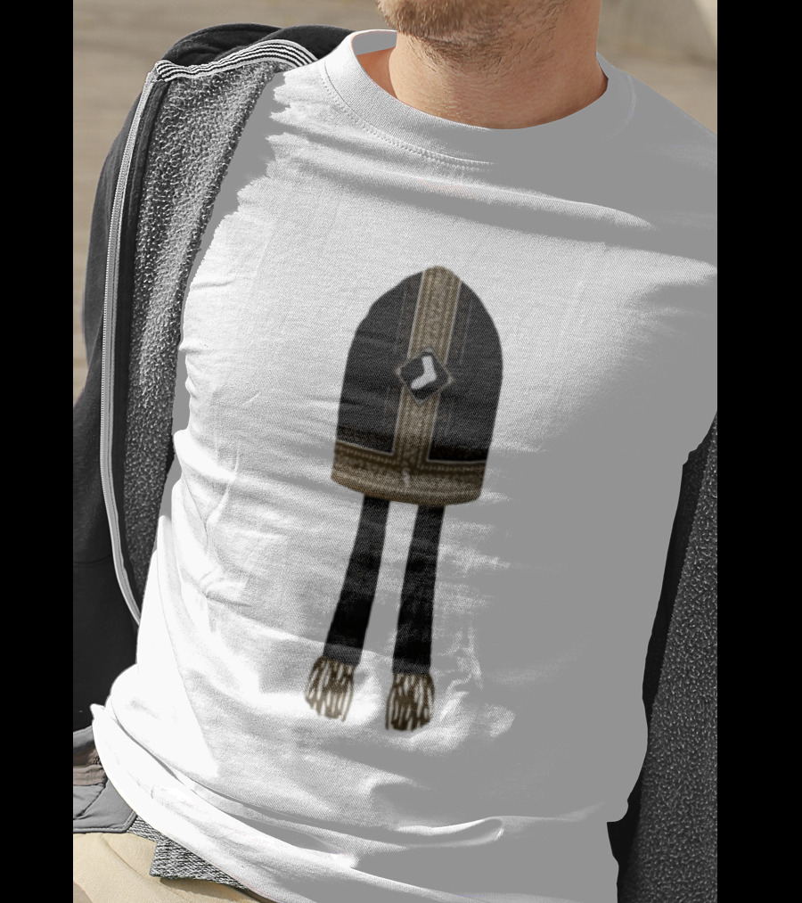 Pope Leo XIV Chicago White Sox Mitre Hat With Sox T-Shirt