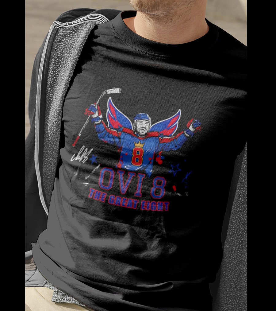 Ovi 8 The Great Eight Washington Capitals Alexander Ovechkin T-Shirt