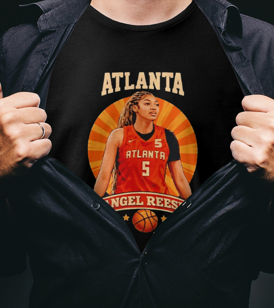 Atlanta Angel Reese Basketball T-Shirt
