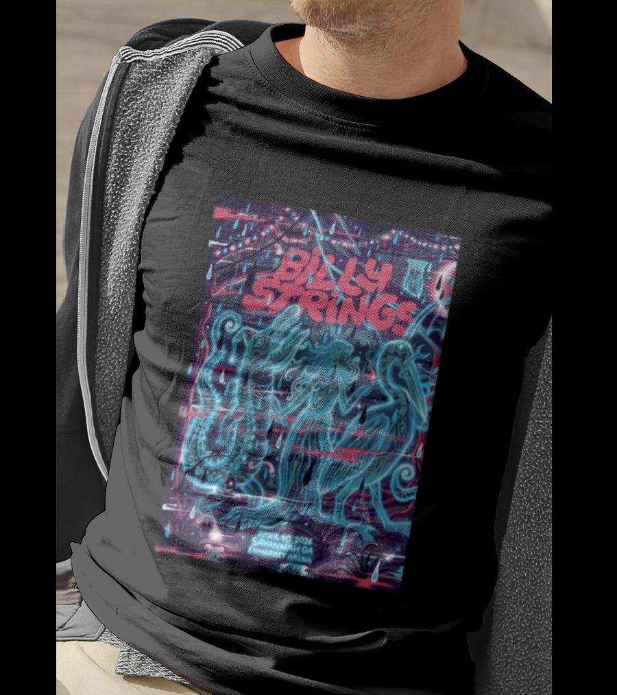 Billy Strings April 10 2026 Savannah GA Enmarket Arena T-Shirt