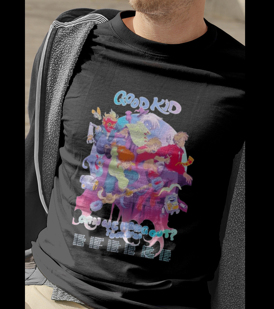 Good Kid Can We Hang Out 2026 Tour Animation Style Adventure T-Shirt