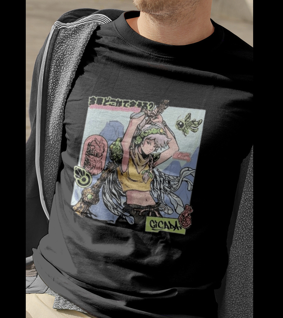 Good Kid Can We Hang Out Tour Cicada Artwork With Manga T-Shirt