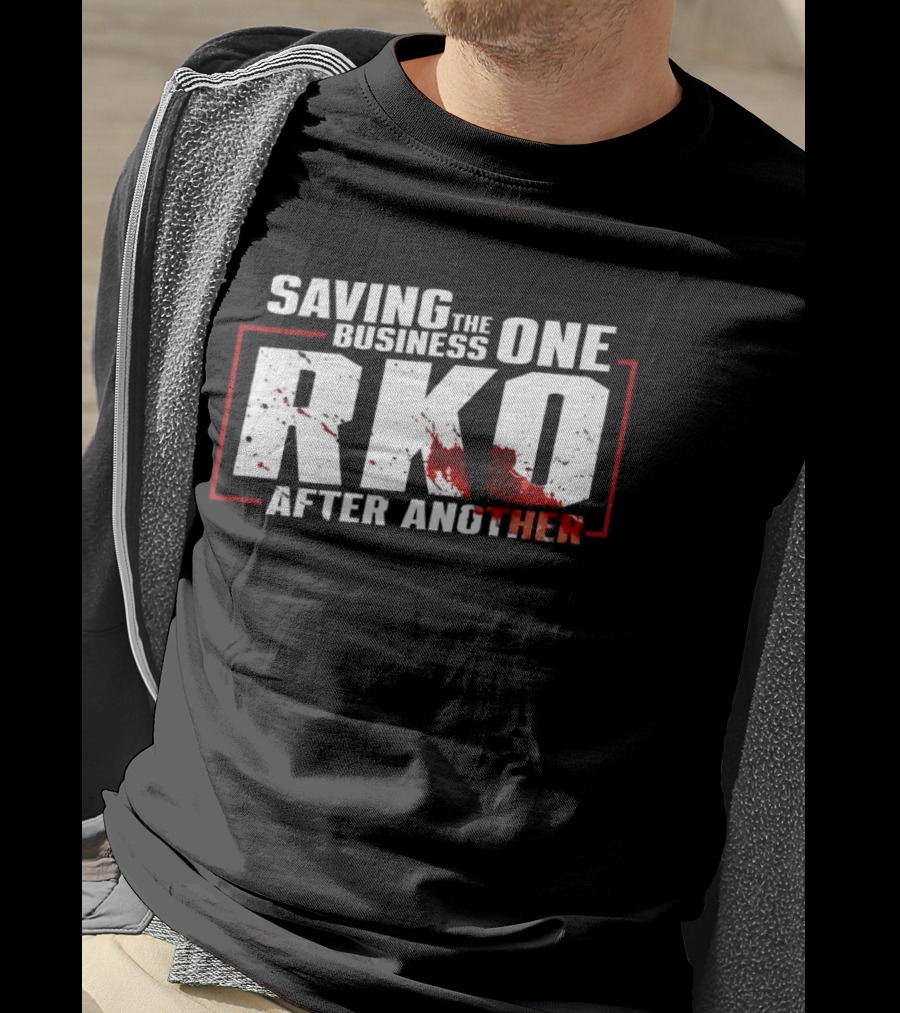 Randy Orton Pat McAfee WWE Saving The Business One RKO After Another T-Shirt