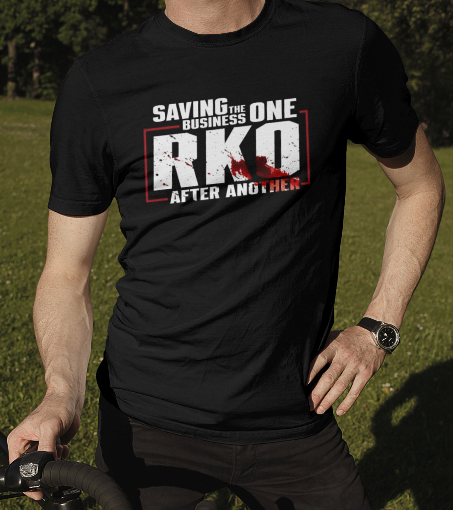 Randy Orton Pat McAfee WWE Saving The Business One RKO After Another T-Shirt