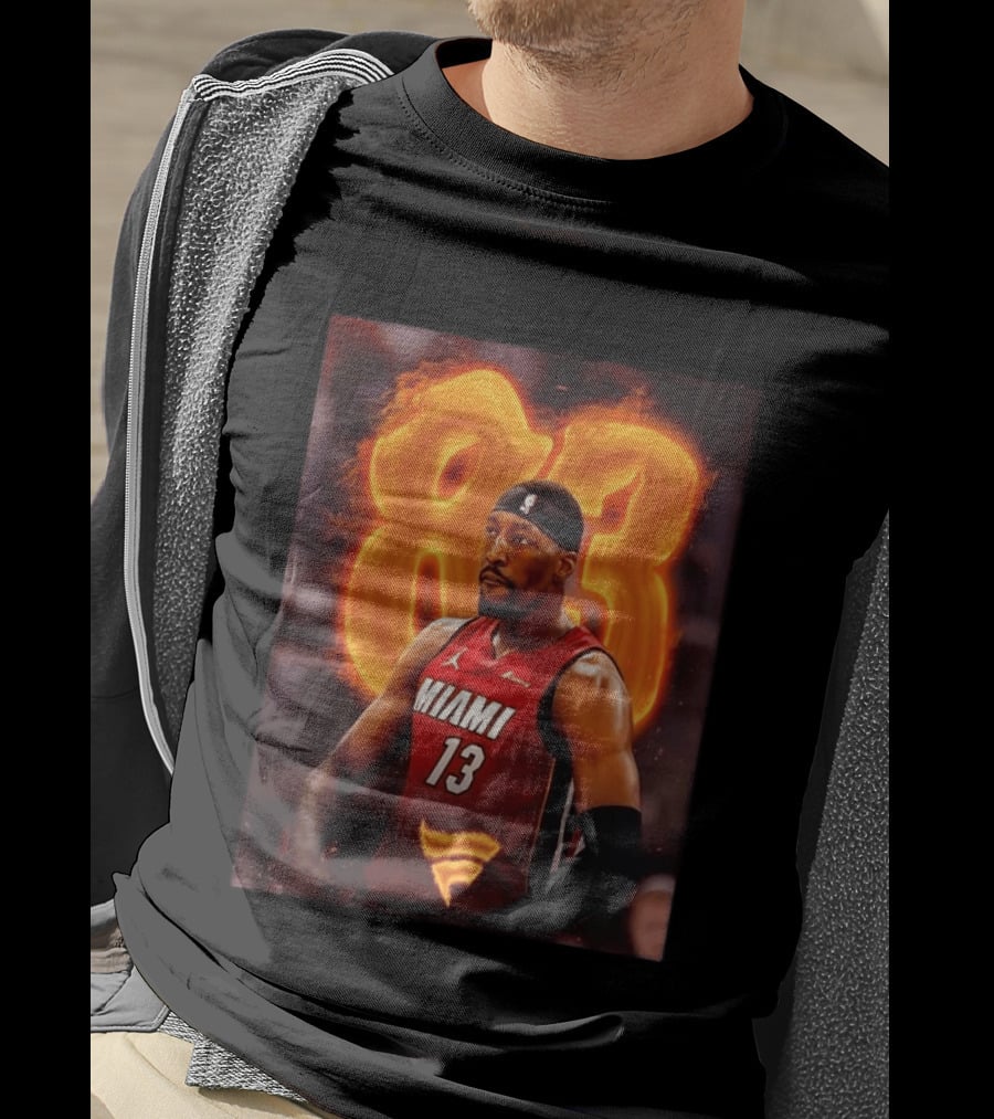 Bam Adebayo Miami 83 Points NBA 13 Basketball Heat T-Shirt
