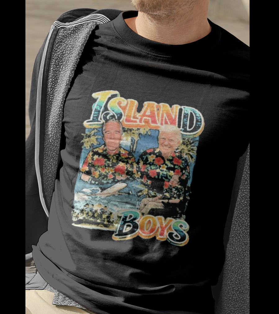 Island Boys Trump Epstein Hawking Hawaiian T-Shirt