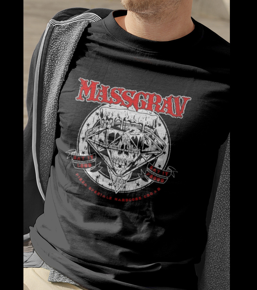 Massgrav Pizza Speziale Hardcore Established 1996 Eat Loud Stay Loud T-Shirt