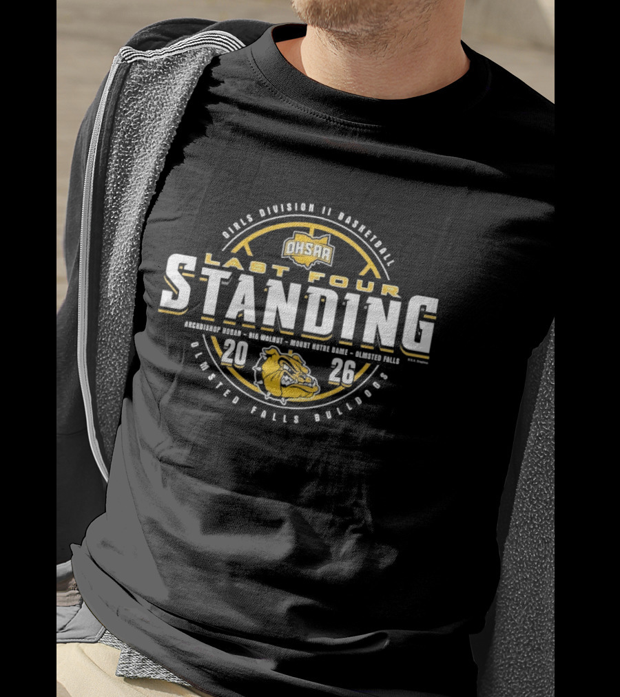 OHSAA Division II Basketball Last Four Standing Olmsted Falls Bulldogs 2026 T-Shirt