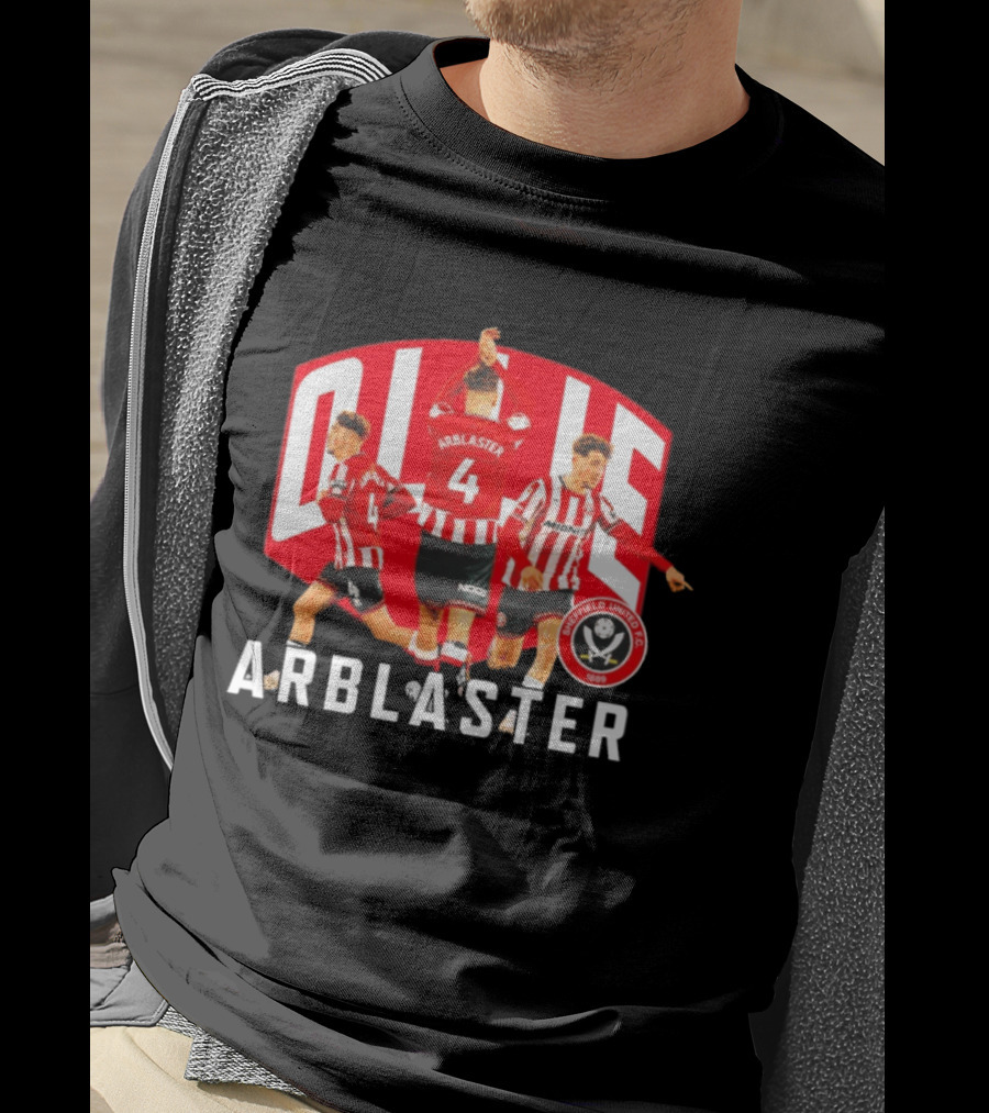 Ollie Arblaster 4 Sheffield United FC Player 1867 T-Shirt