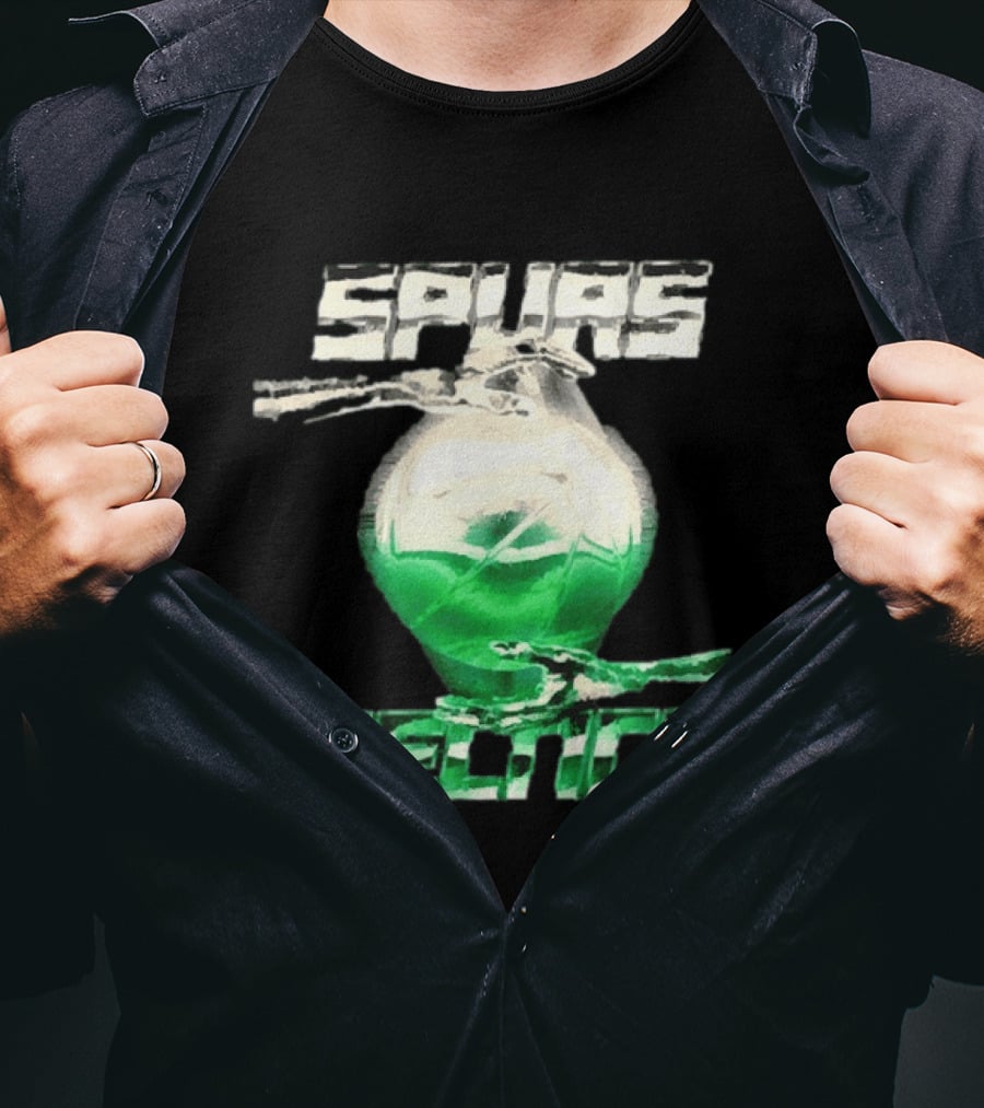 San Antonio Spurs Vs Boston Celtics NBA 2026 Glowing Basketball T-Shirt