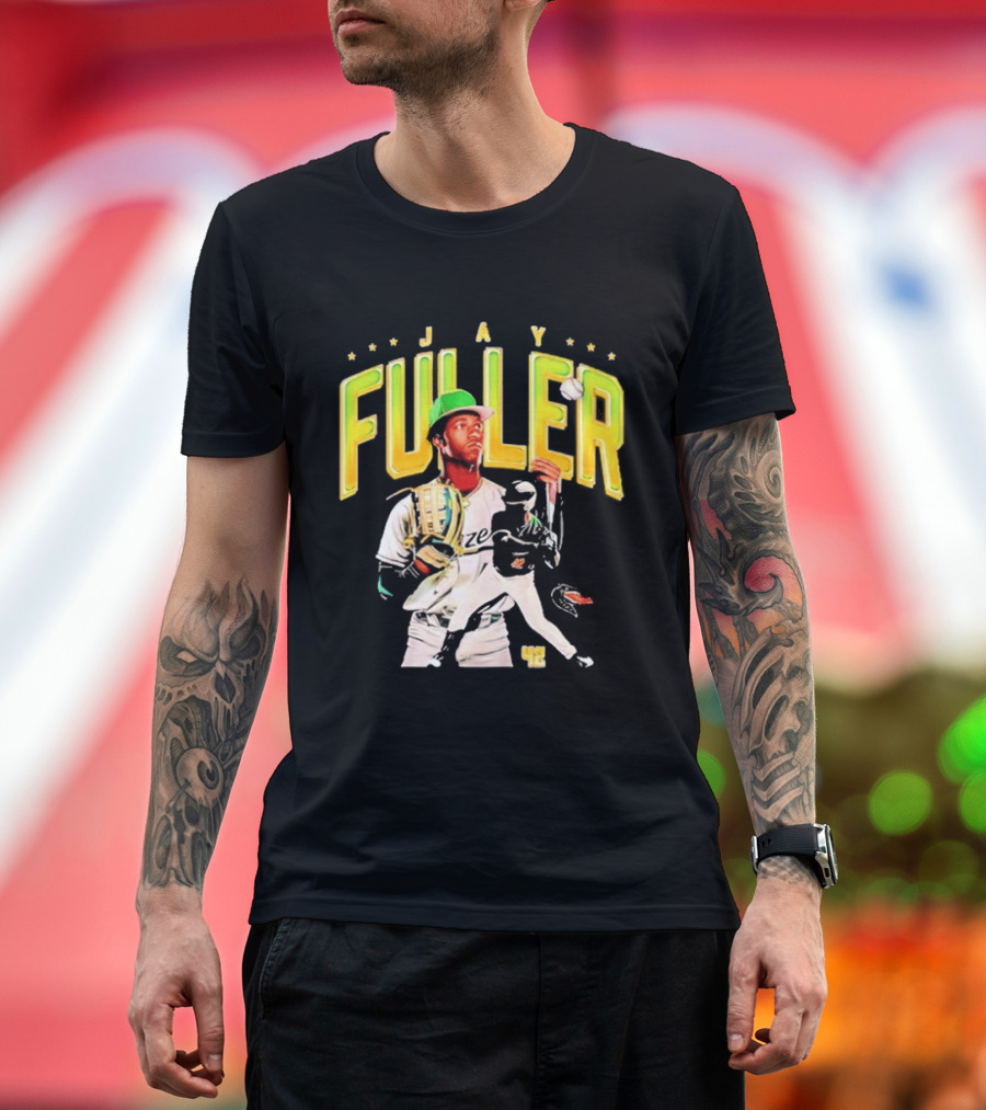 Jay Fuller UAB Baseball Player NCAA Collage With Catcher And Batter T-Shirt