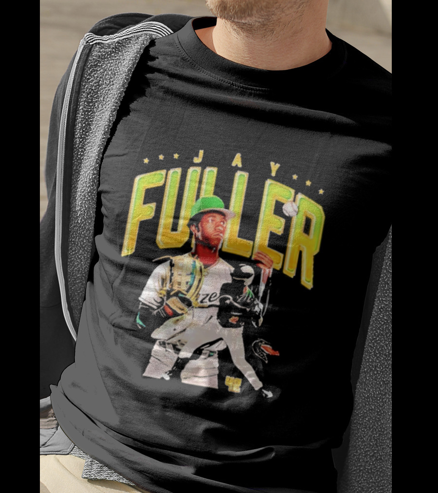 Jay Fuller UAB Baseball Player NCAA Collage With Catcher And Batter T-Shirt