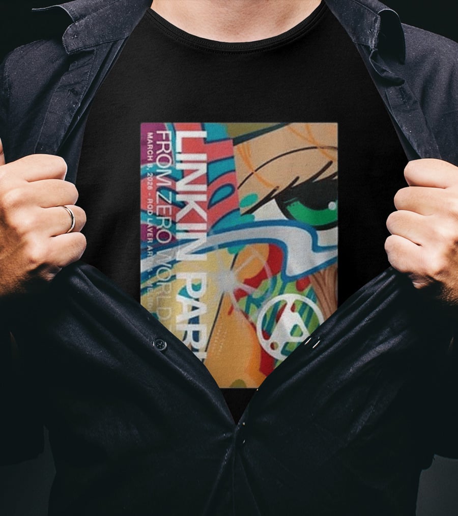 LINKIN PARK From Zero World Tour March 2026 Marvel Stadium Melbourne T-Shirt
