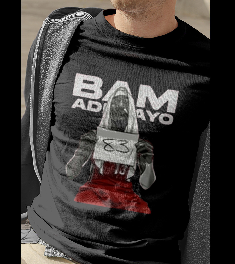 Bam Adebayo Historic 83 Points Miami Performance T-Shirt