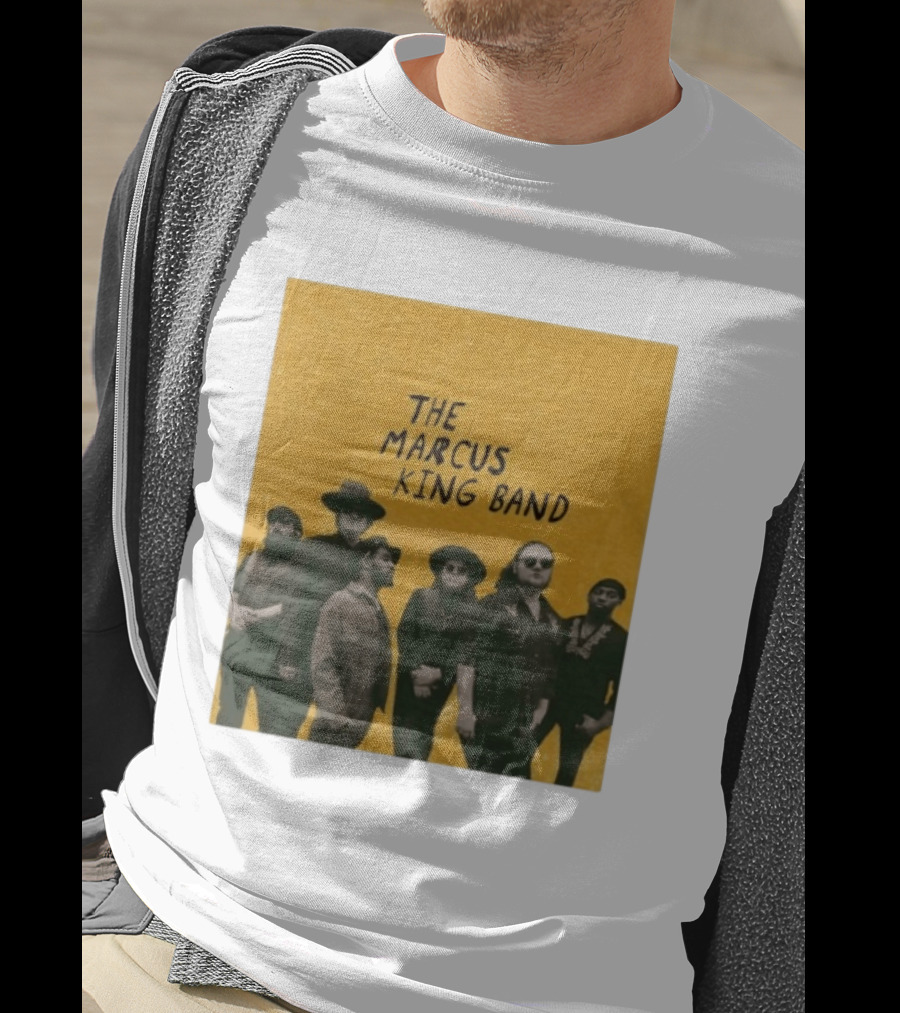 The Marcus King Band Vintage American Tour Group Photo T-Shirt