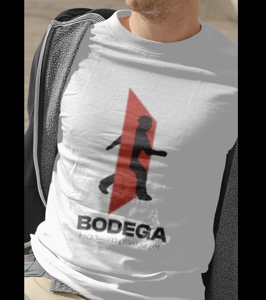 Bodega Doors Of Perception Person Walking Through Red Portal T-Shirt
