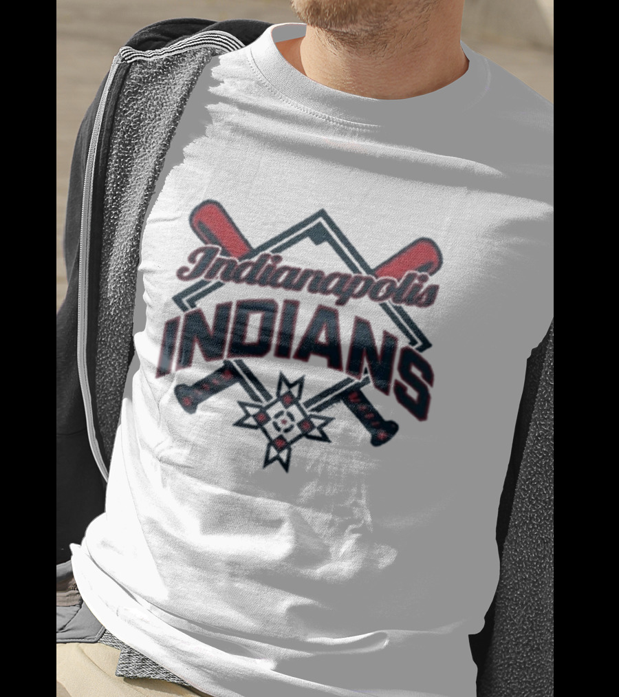 Indianapolis Indians 2026 Native American Heritage Night Baseball Crossed Bats T-Shirt