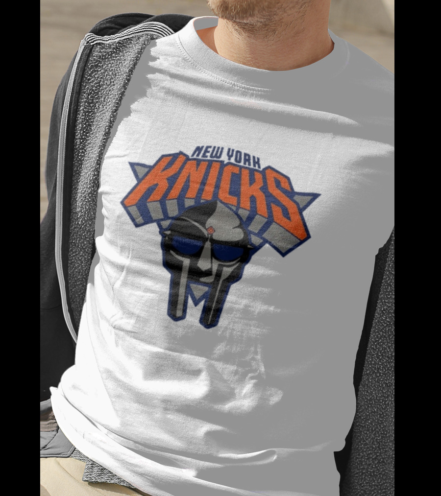 New York Knicks MF Doom Mask Collaboration T-Shirt