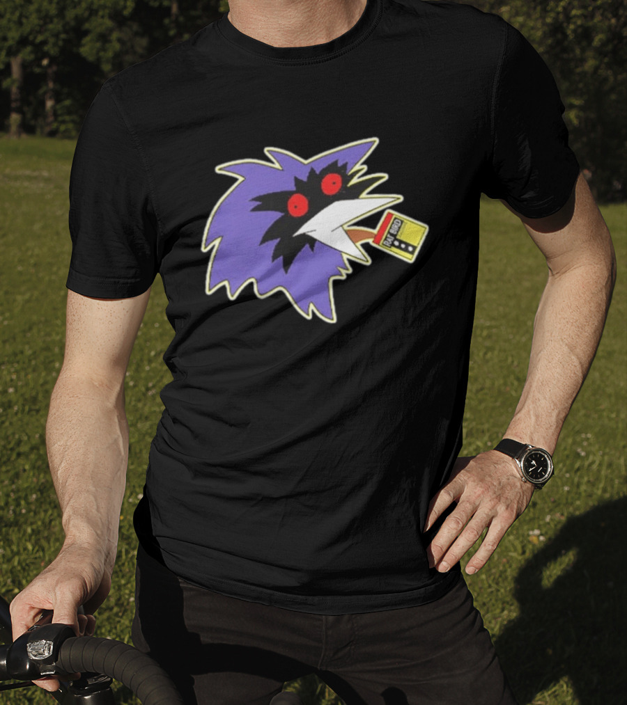 Rat Bird Old Bay Seasoning Meme Yellow Box Purple Creature Red Eyes T-Shirt