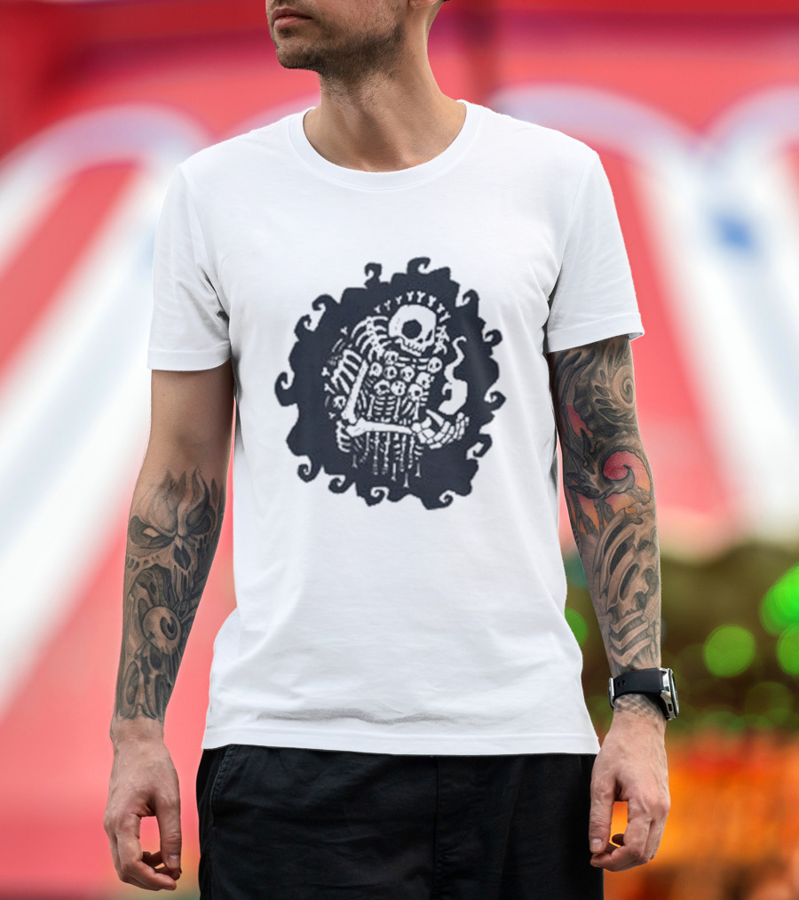 First Of The Dead Celestigail Intricate Skeleton Monster T-Shirt