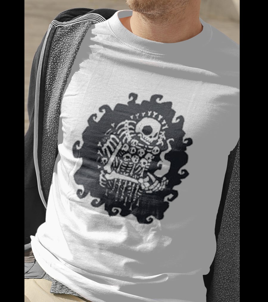 First Of The Dead Celestigail Intricate Skeleton Monster T-Shirt
