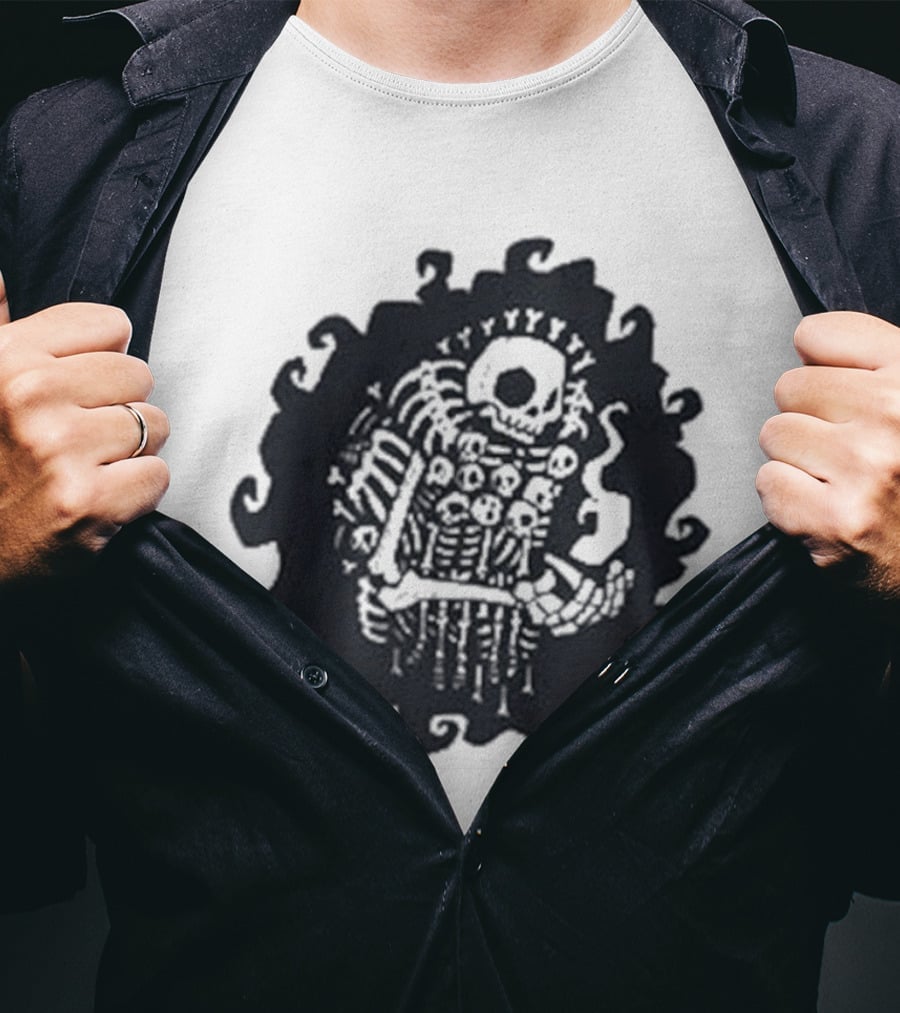 First Of The Dead Celestigail Intricate Skeleton Monster T-Shirt
