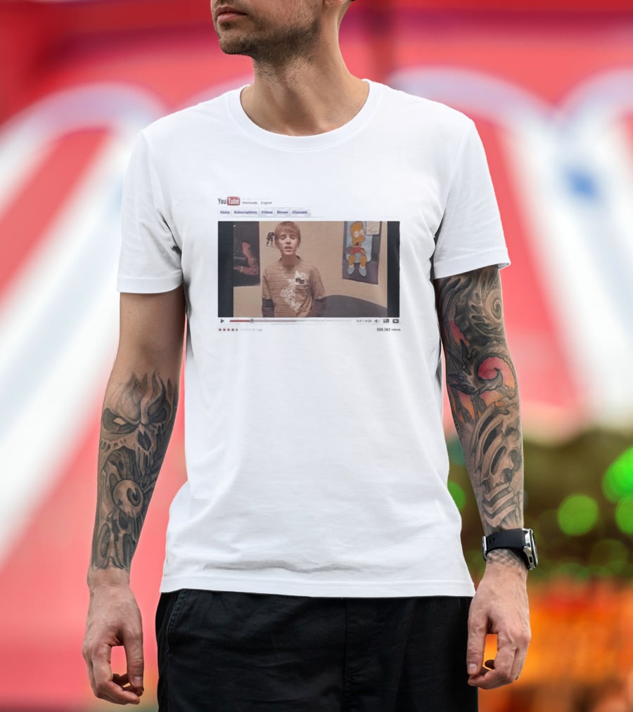 Justin Bieber Coachella 2026 Festival Indio California YouTube Bart Simpson T-Shirt
