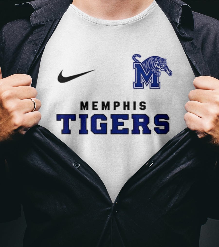Memphis Tigers Snoopy And Friend It's The Most Wonderful Time Of The Year Nike Tiger M T-Shirt
