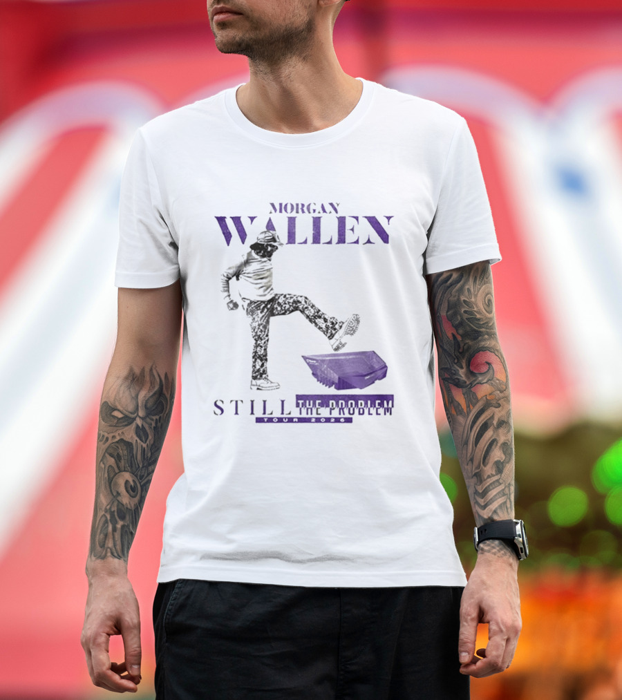 Morgan Wallen Still The Problem Tour 2026 Minnesota Vikings Collaboration T-Shirt