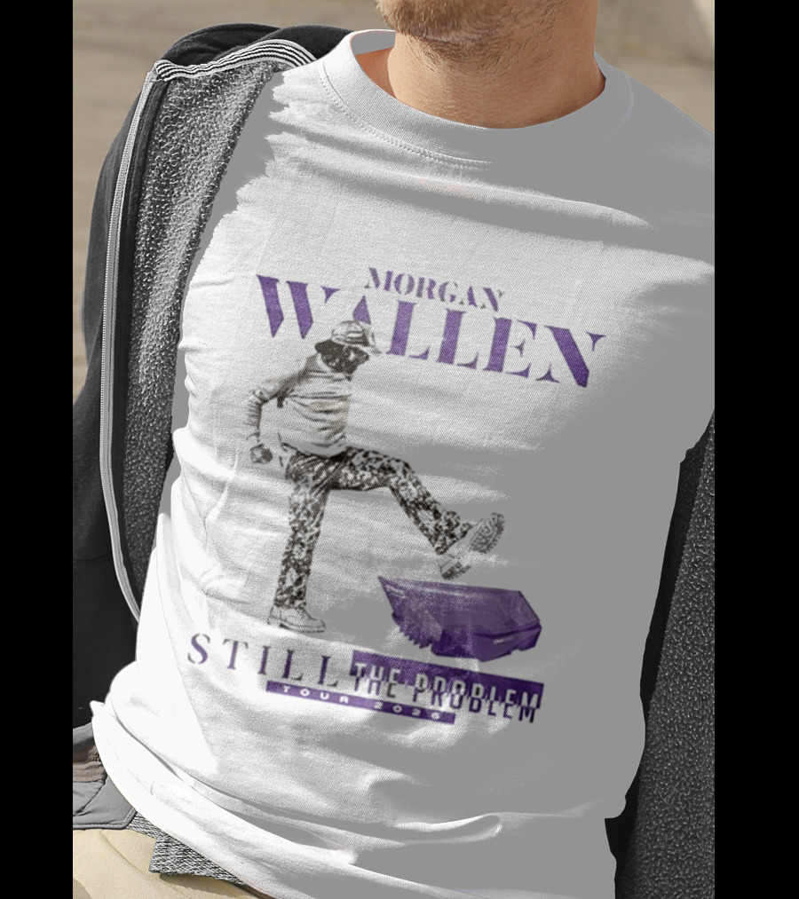 Morgan Wallen Still The Problem Tour 2026 Minnesota Vikings Collaboration T-Shirt