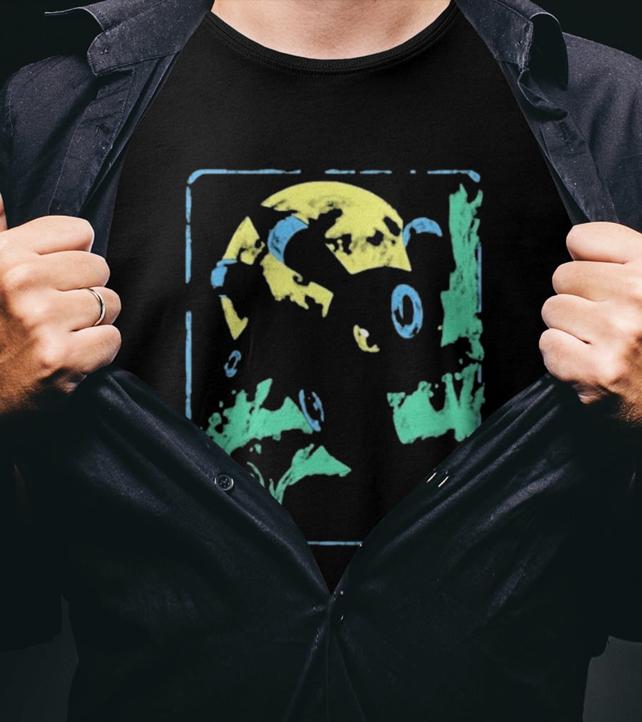 8thwndr Moonbreon Neon Lunar Creature T-Shirt