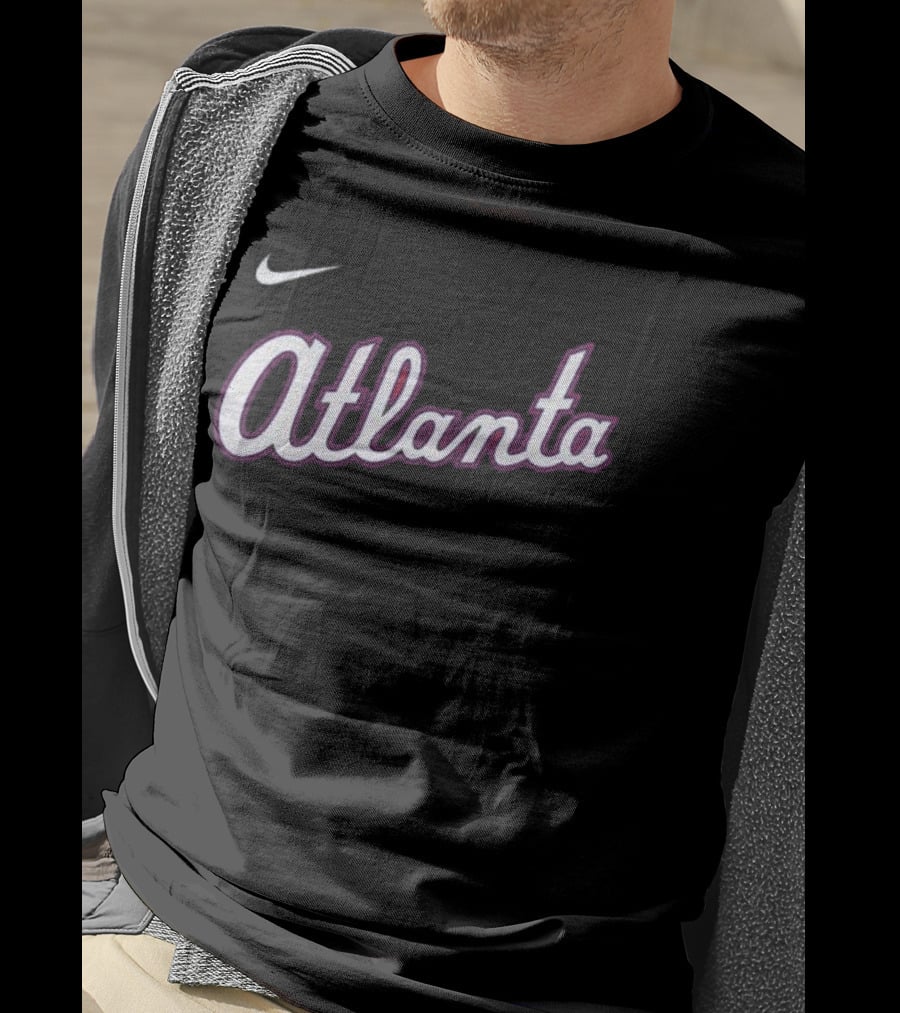 Atlanta Braves 2026 City Connect Night And Day Nike Atlanta T-Shirt