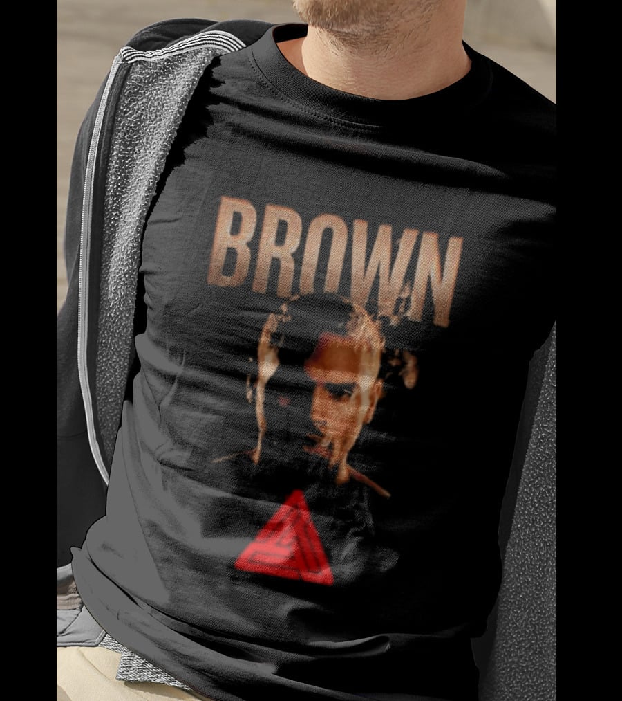 Chris Brown 2026 R&B Tour Promo With Geometric T-Shirt