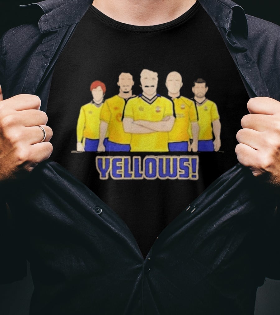 Saintsfc Yellows Soccer Team United In Yellow Jerseys T-Shirt