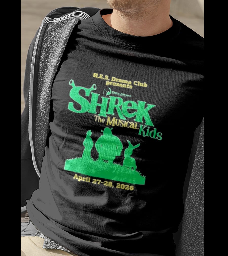 HHS Drama Club Presents Shrek The Musical Kids August 3rd 5th 2023 T-Shirt