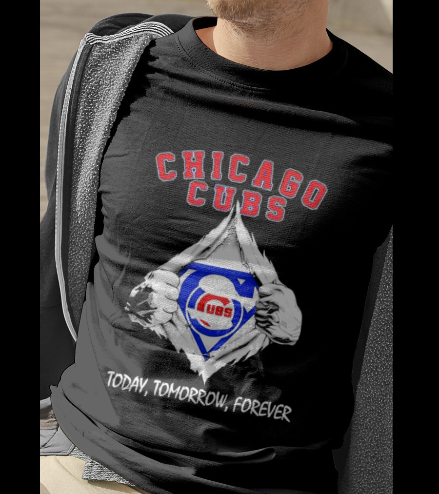 Chicago Cubs Blood Inside Me Today Tomorrow Forever T-Shirt