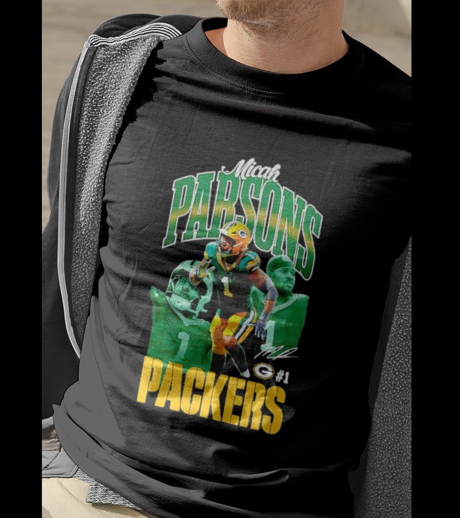 Micah Parsons Green Bay Packers NFL Iconic 2023 #1 T-Shirt