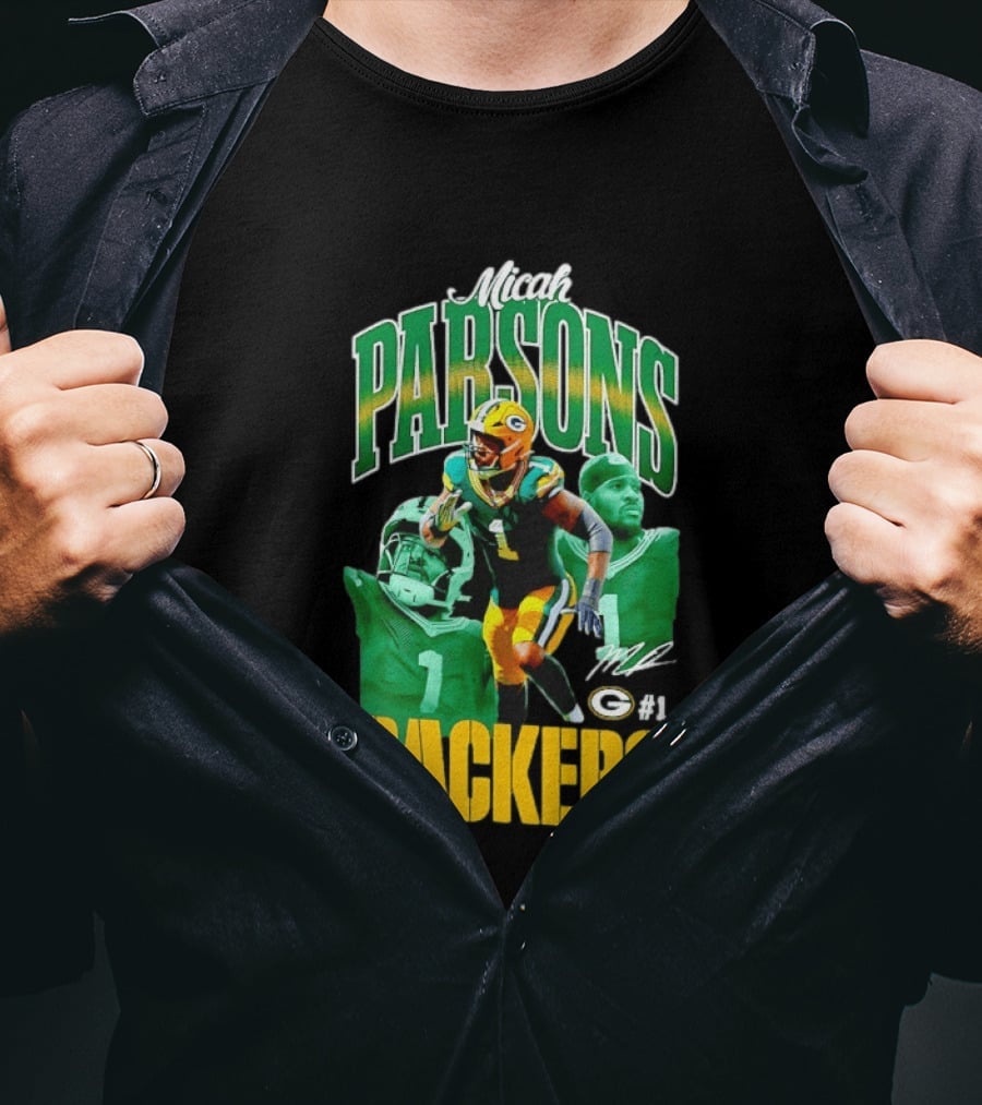 Micah Parsons Green Bay Packers NFL Iconic 2023 #1 T-Shirt