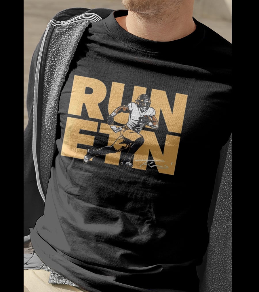 RUN ETN New Orleans Saints Football Sportswear T-Shirt