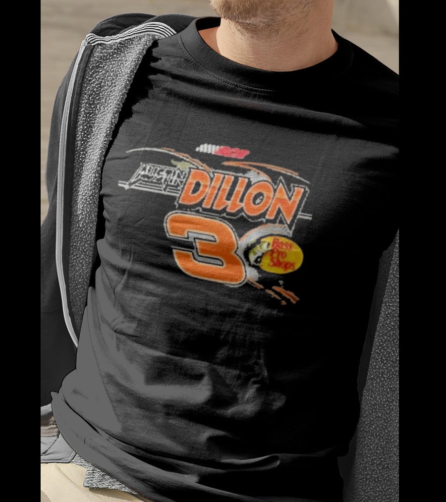 Austin Dillon 3 Bass Pro Shops 2026 Racing T-Shirt