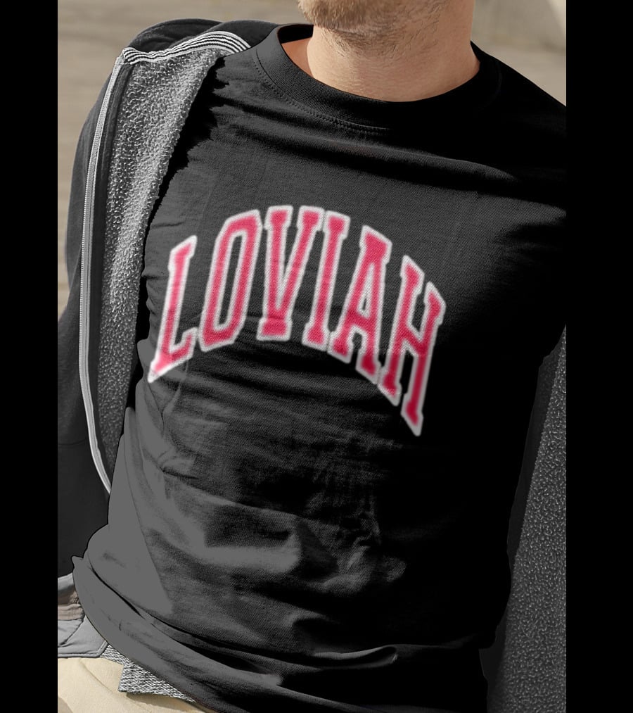 Empire Loviah Team Bold Red Arch Lettering T-Shirt
