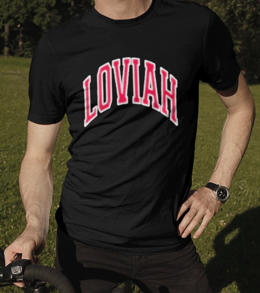 Empire Loviah Team Bold Red Arch Lettering T-Shirt