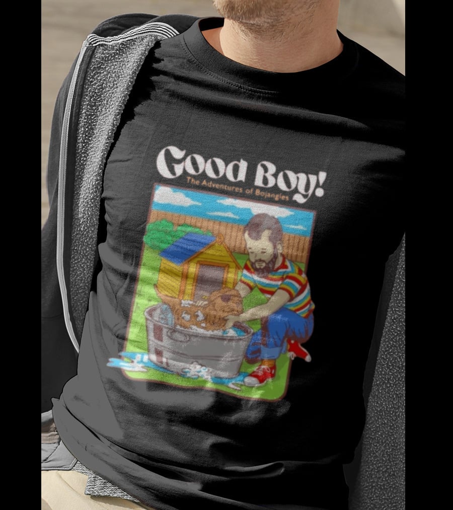 Good Boy The Adventures Of Bojangles Dog Bath Scene T-Shirt