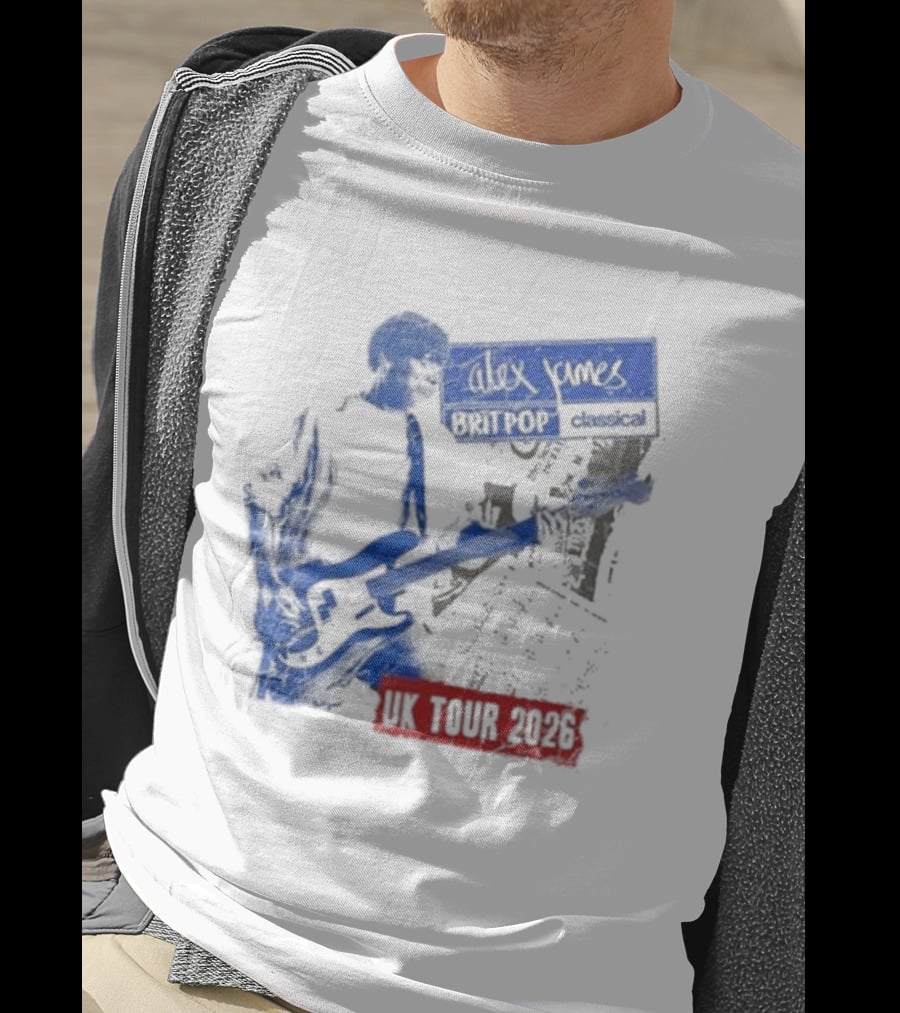 Alex James Britpop Classical UK Tour 2026 T-Shirt