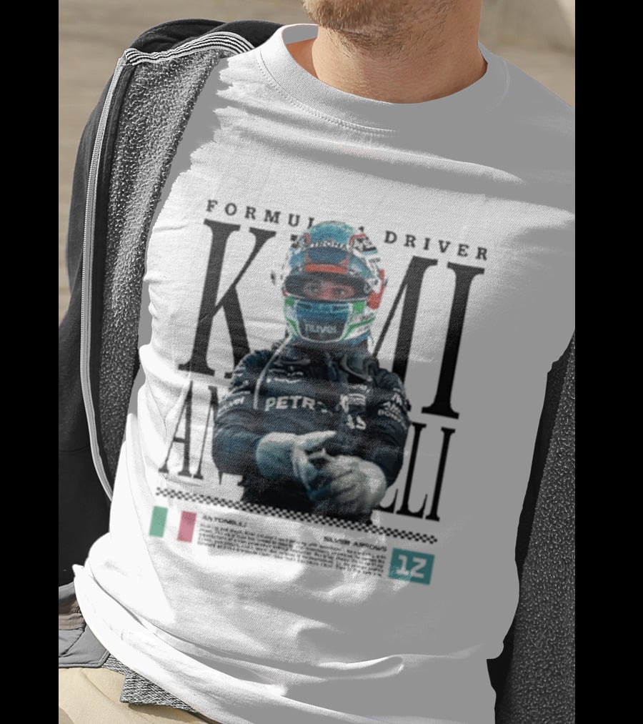 Formula 1 Driver Kimi Antonelli Petronas Racing 2026 T-Shirt