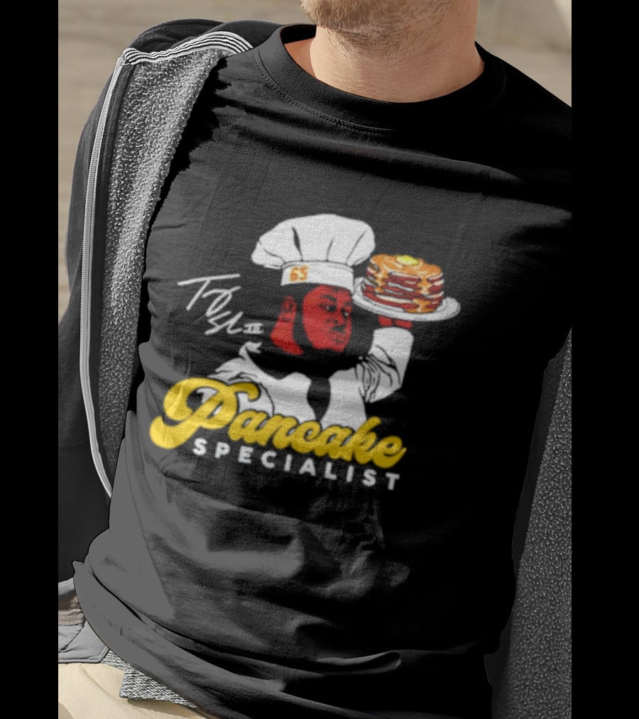 Trey Smith 65 Pancake Specialist Chef T-Shirt