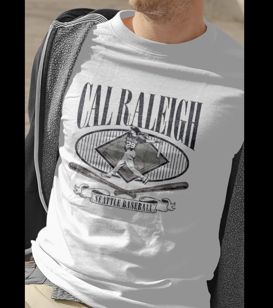 Cal Raleigh Seattle Mariners Diamond Standouts Baseball T-Shirt