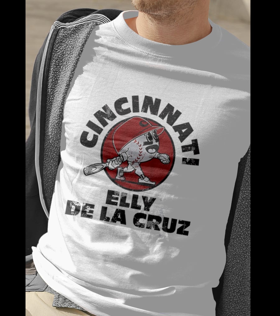 Cincinnati Reds Elly De La Cruz Baseball T-Shirt