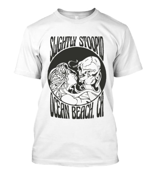 Slightly Stoopid Ocean Beach Skull Kiss T-Shirt